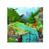 Puzzles en bois avec cadre rolf rolf la montagne 81 pieces