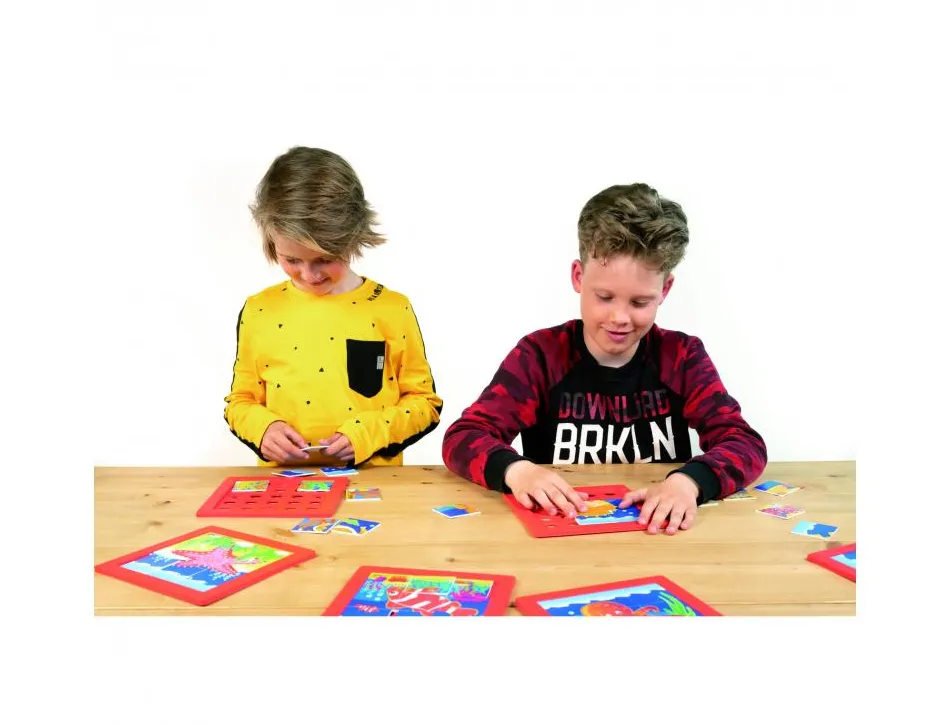 Puzzles souples avec cadre rolf les animaux marins 6 puzzles de 9 pieces