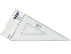 Équerre staedler mars plexiglas non graduée 60 degrés 31cm bords anti-tâches 1 biseau gravé ineffaçable