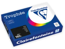 Ramette clairefontaine papier 250 feuilles a4 160g 21x29 cm coloris noir