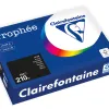 Ramette clairefontaine papier 250 feuilles a4 210g 21x29 cm coloris noir