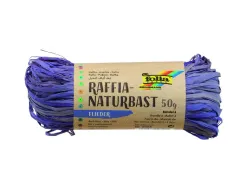Raphia vegetal clairefontaine coloris violet pelote 50g