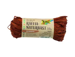 Raphia vegetal clairefontaine coloris cafe pelote 50g