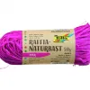 Raphia vegetal clairefontaine coloris rose pelote 50g