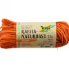 Raphia vegetal clairefontaine coloris corail pelote 50g