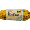 Raphia vegetal clairefontaine coloris jaune pelote 50g