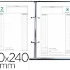 Recharge agenda exacompta perpetuel caisse 16x24 cm
