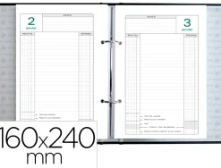 Recharge agenda exacompta perpetuel caisse 16x24 cm