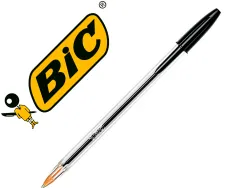 Recharge bic cristal original pointe moyenne noir