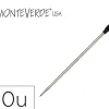 Recharge bille monteverde cross m pointe moyenne coloris noir tube 50 unites