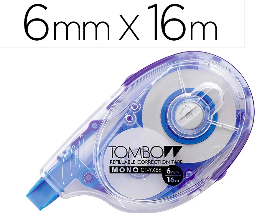 Recharge de correction tombow 6mmx 16m pour ct-yxe4