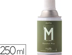 Recharge diffuseur coldis senteur mentholée équipée valve doseuse 85 microlitres 3000 pulvérisations aérosol 250ml