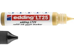 Recharge edding lt 25 encre marqueur peinture ecoline 25ml coloris or