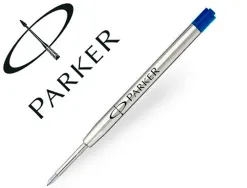 Recharge encre parker quink pour stylo-bille pointe large encre bleue