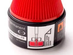 Recharge feutre permanent staedtler lumocolor 487 17 pour feutres 313/314/317/318 flacon 15ml coloris rouge