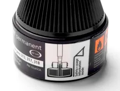 Recharge feutre permanent staedtler lumocolor 487 17 pour feutres 313/314/317/318 flacon 15ml coloris noir