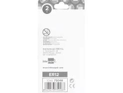 Recharge gomme taille-crayons liderpapel triangulaire sans pvc blister 2 unités