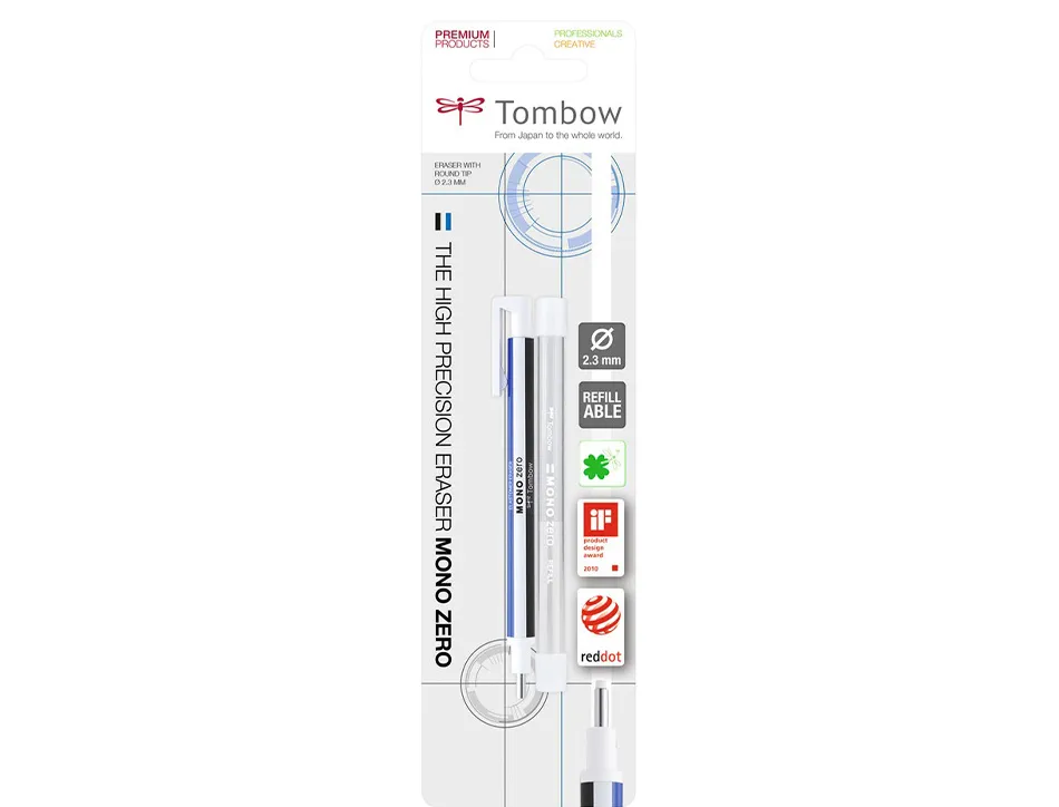 Recharge gomme tombow ronde mono zero 2,3mm