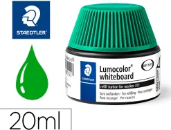 Recharge marqueur permanent staedtler lumocolor 488 48 pour marqueurs compacts 348 flacon 20ml coloris vert
