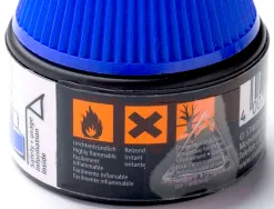 Recharge marqueur permanent staedtler lumocolor 488 48 pour marqueurs compacts 348 flacon 20ml coloris bleu