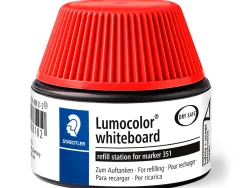 Recharge marqueur permanent staedtler lumocolor 488 48 pour marqueurs compacts 348 flacon 20ml coloris rouge