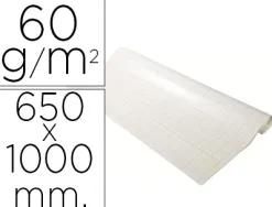 Recharge papier exacompta pour tableaux de conférence 65x100cm papier standard quadrillé 60g/m2 48 feuilles
