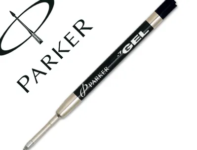 Recharge parker jotter gel ball pointe moyenne noir