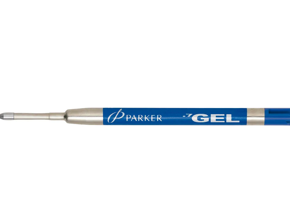 Recharge parker jotter gel ball pointe moyenne bleu