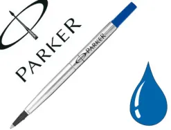 Recharge parker roller largeur fine coloris bleu