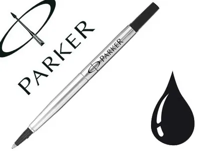 Recharge parker roller largeur fine coloris noir