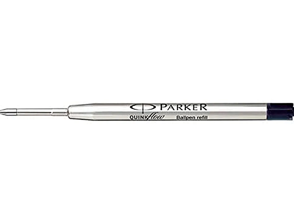 Recharge parker stylo-bille métal largeur moyenne coloris noir