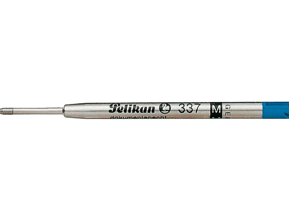 Recharge pelikan stylo-bille métal largeur moyenne coloris bleu