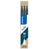 Recharge pilot frixion ball pointe moyenne coloris bleu nuit set 3 unites
