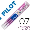Recharge pilot frixion ball pointe moyenne coloris mauve set 3 unites