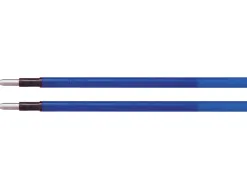 Recharge pilot frixion ball 4 colors pointe fine encre bleue blister 2 unites