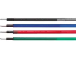 Recharge pilot frixion ball 4 colors pointe fine encre coloris assortis blister 4 unites
