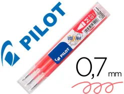 Recharge pilot frixion ball pointe moyenne coloris rose corail set 3 unites