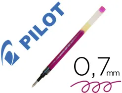 Recharge pilot stylo g2-7 ecriture 0.7 mm coloris rose