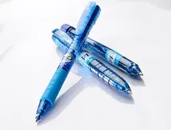 Recharge pilot stylo-bille supergrip rexgrip 4 couleurs rfjs gpm bille b2p pointe 0.7 bleu