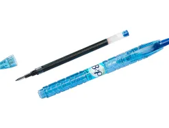 Recharge pilot stylo-bille supergrip rexgrip 4 couleurs rfjs gpm bille b2p pointe 0.7 bleu