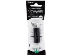 Recharge pilot wbs-vs pour marqueurs v board master tracé 2mm encre liquide base alcool couleurs vives noir