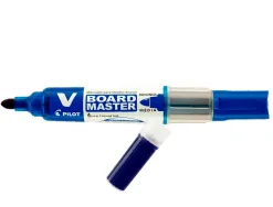 Recharge pilot wbs-vs pour marqueurs v board master tracé 2mm encre liquide base alcool couleurs vives bleu