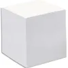Recharge quo vadis bloc cube plexiglass boîte distributrice 590f 80g coloris blanc 914000