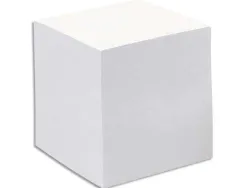 Recharge quo vadis bloc cube plexiglass boîte distributrice 590f 80g coloris blanc 914000