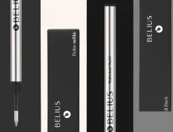 Recharge roller belius pointe 0,7mm encre coloris noire boite 3 unites