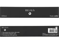 Recharge roller belius pointe 0,7mm encre coloris noire boite 3 unites