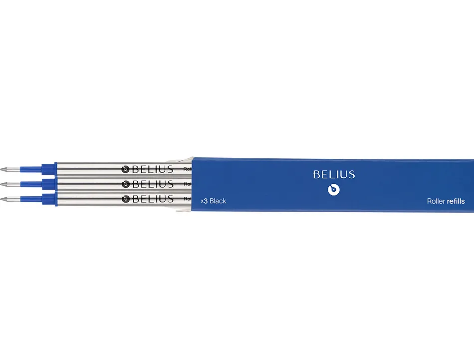 Recharge roller belius pointe 0,7mm encre coloris bleue boite 3 unites