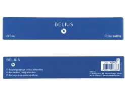 Recharge roller belius pointe 0,7mm encre coloris bleue boite 3 unites