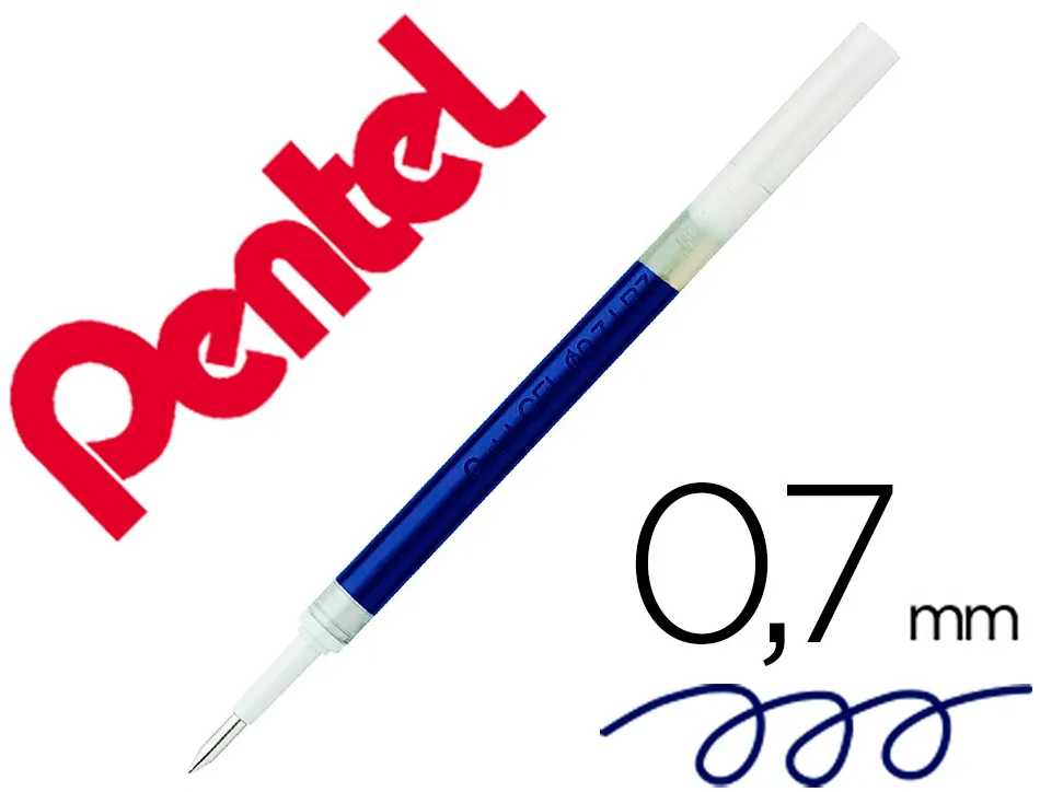 Recharge roller pentel encre gel bl77 bl107 encre fluide douce lumineuse pointe moyenne sechage rapide violet