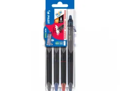 Recharge roller pilot frixion point et clicker pointe fine coloris bleu nuit set 3 unites